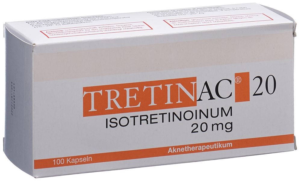 TRETINAC caps moll 20 mg blist 100 pce, image principale