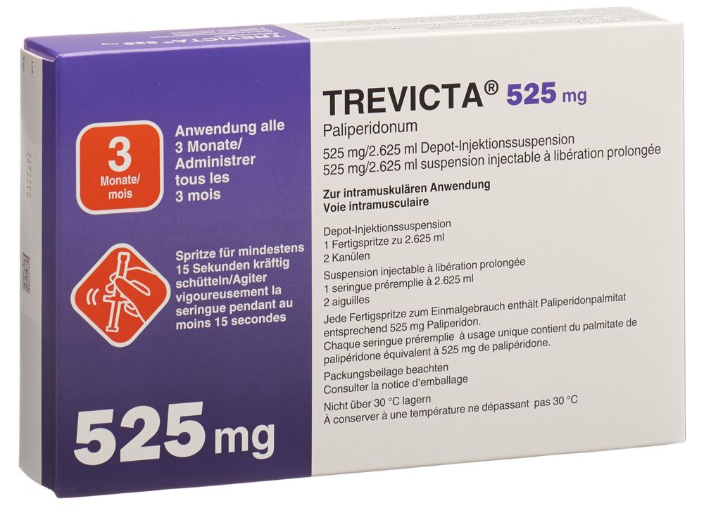 TREVICTA Inj Susp 525 mg/2.625ml Fertspr 2.625 ml, Hauptbild