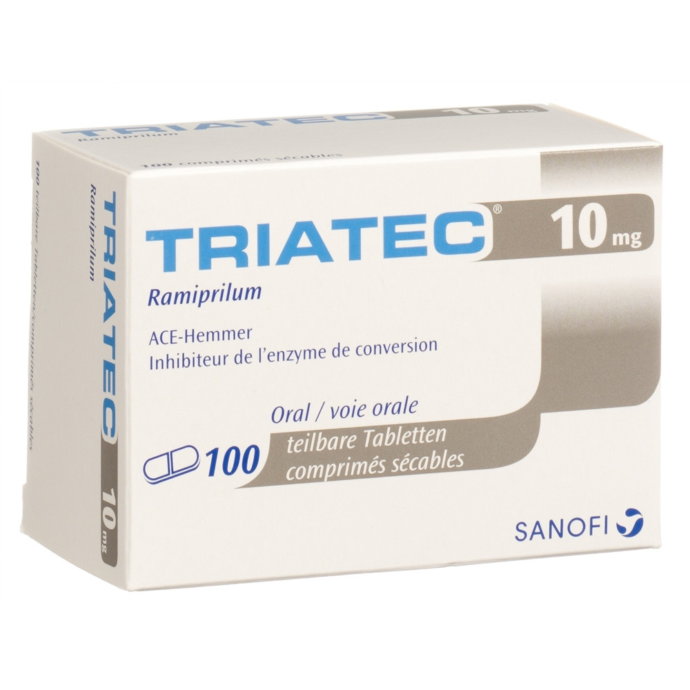 TRIATEC cpr 10 mg blist 100 pce, image principale