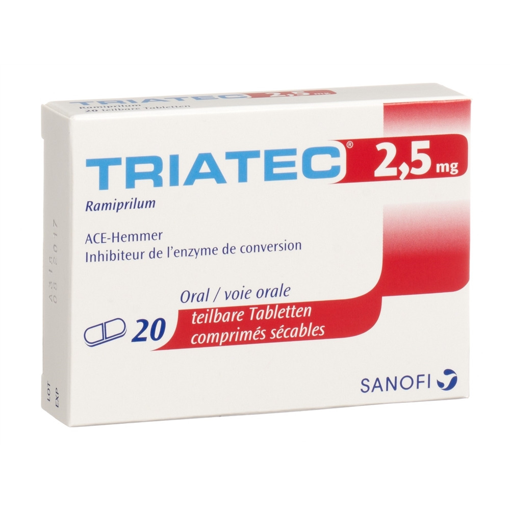 TRIATEC cpr 2.5 mg blist 20 pce, image principale