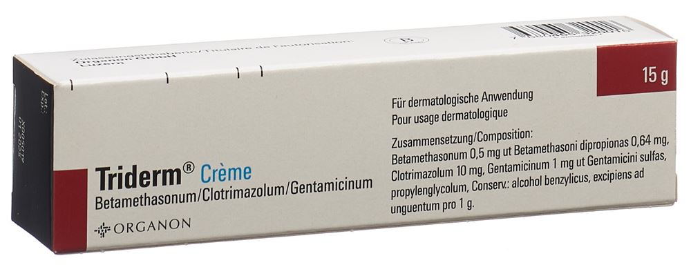 TRIDERM Creme Tb 15 g, Hauptbild