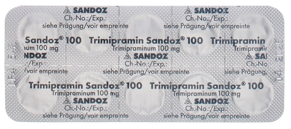 TRIMIPRAMINE Sandoz 100 mg, image 2 sur 3