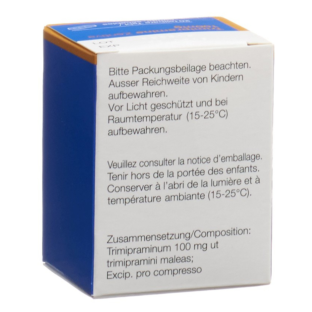 TRIMIPRAMINE Zentiva 100 mg, image 2 sur 2