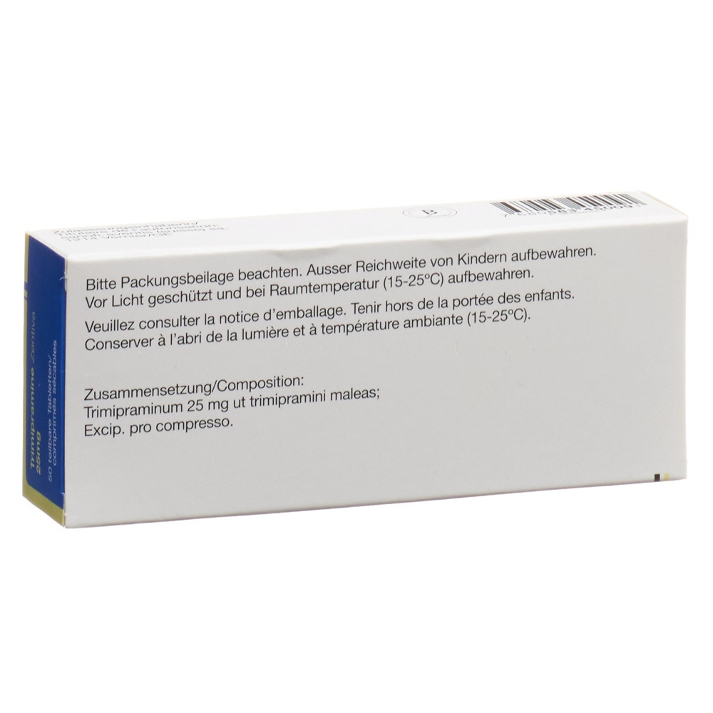 TRIMIPRAMINE Zentiva 25 mg, image 2 sur 2
