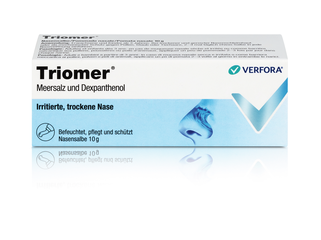 TRIOMER Nasensalbe Tb 10 g