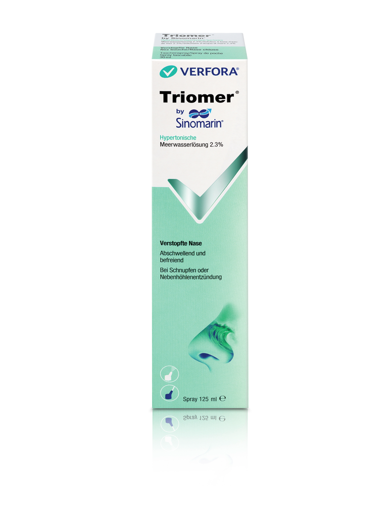 TRIOMER Nasenspray Sinomarin hypertonisch Spr 125 ml, Hauptbild