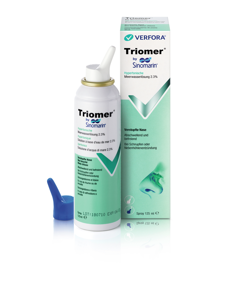 TRIOMER spray nasal Sinomarin hypertonique spr 125 ml, image 2 sur 3