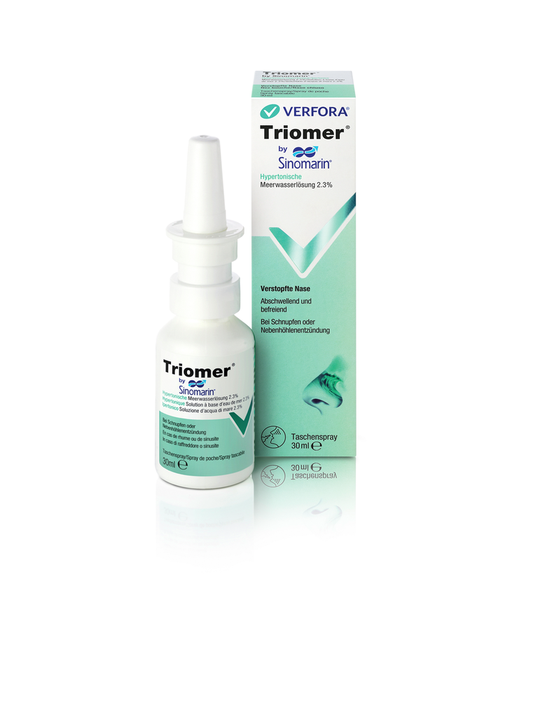 TRIOMER spray nasal Sinomarin hypertonique spr 30 ml, image 2 sur 3