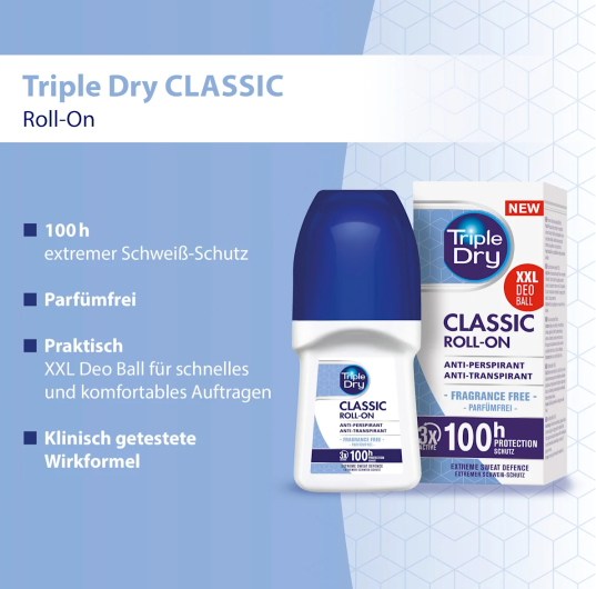 TRIPLE DRY antitranspirant, image 2 sur 3