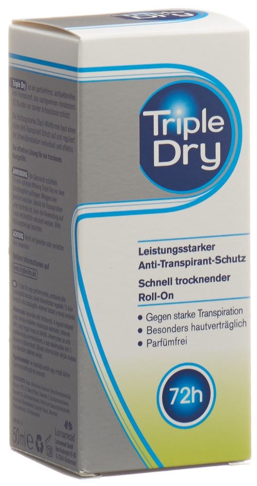 TRIPLE DRY antitranspirant