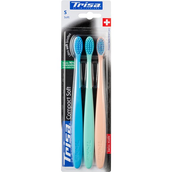 TRISA brosse à dents Compact Soft