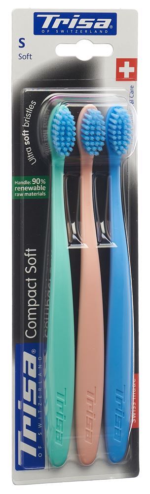TRISA brosse à dents Compact Soft