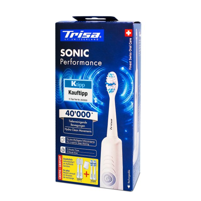 TRISA Sonic Performance brosse à dents sonique, image principale