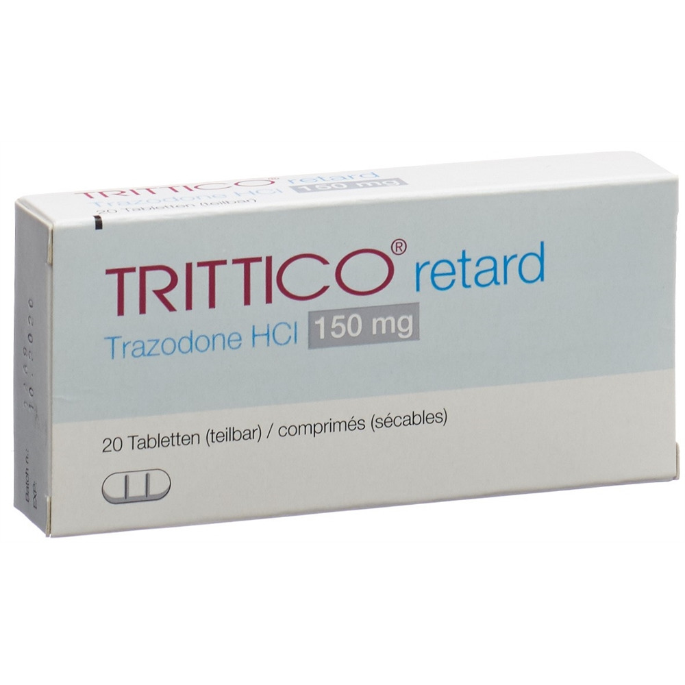 TRITTICO Ret Tabl 150 mg Blist 20 Stk, Hauptbild