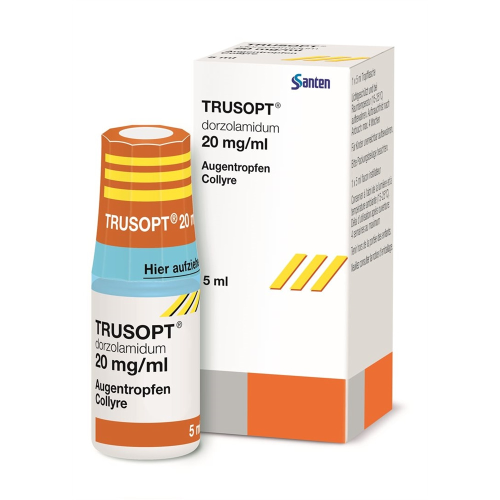 TRUSOPT Gtt Opht 2 % Fl 5 ml, Hauptbild