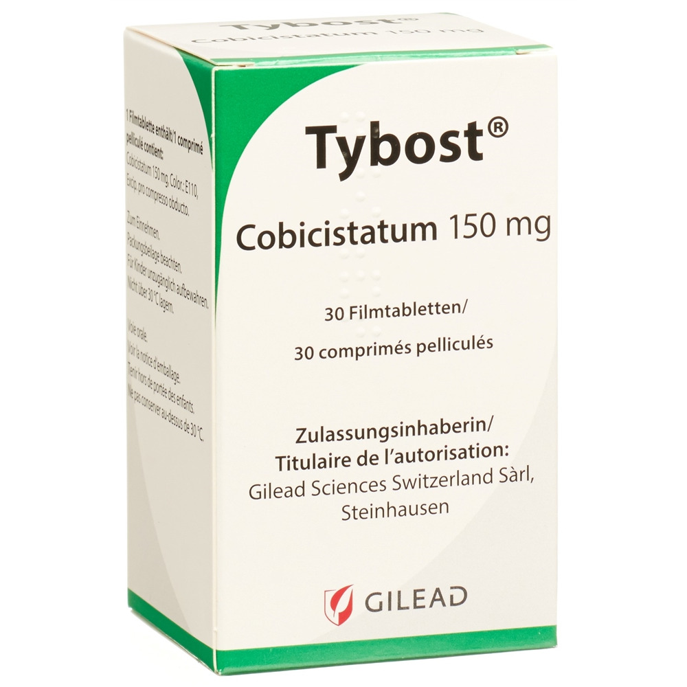 TYBOST cpr pell 150 mg bte 30 pce, image principale