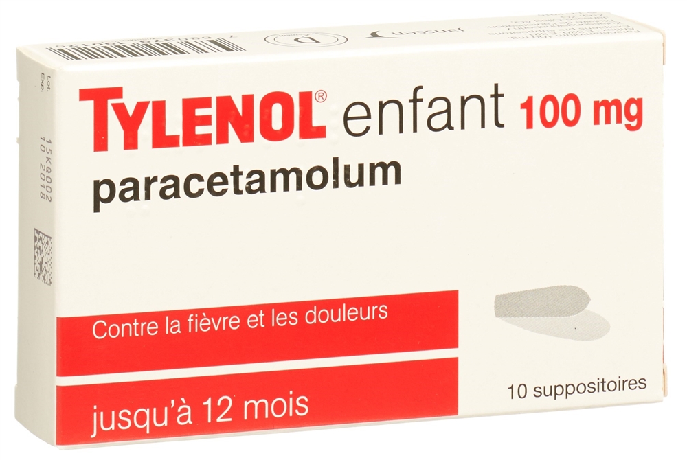 Tylenol enfants 100 mg, image 2 sur 2