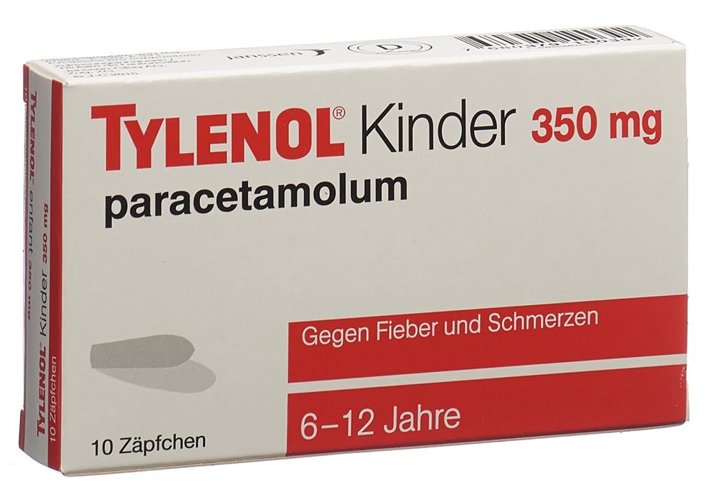 Tylenol Kinder 350 mg, Hauptbild