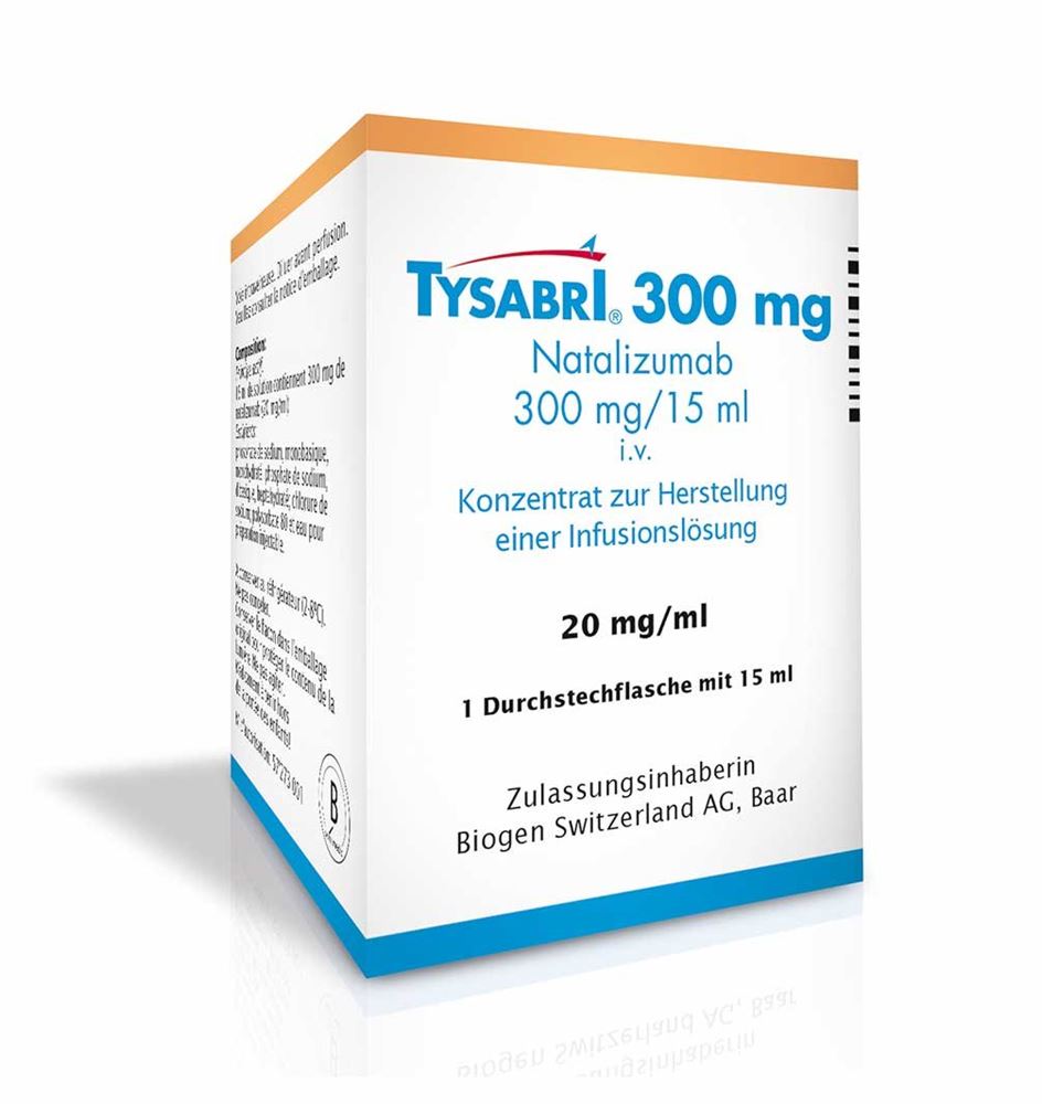 TYSABRI conc perf 300 mg/15ml fl 15 ml, image principale
