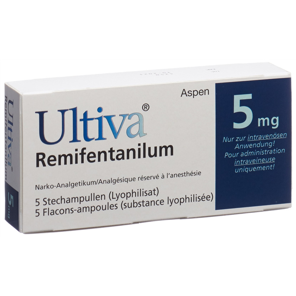 ULTIVA subst sèche 5 mg flac 5 pce, image principale