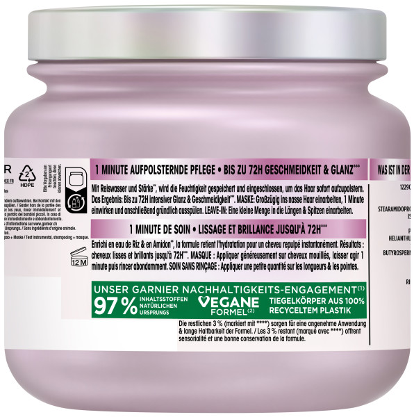 ULTRA DOUX 1-Minute Haarkur Reiswasser, image 2 sur 2