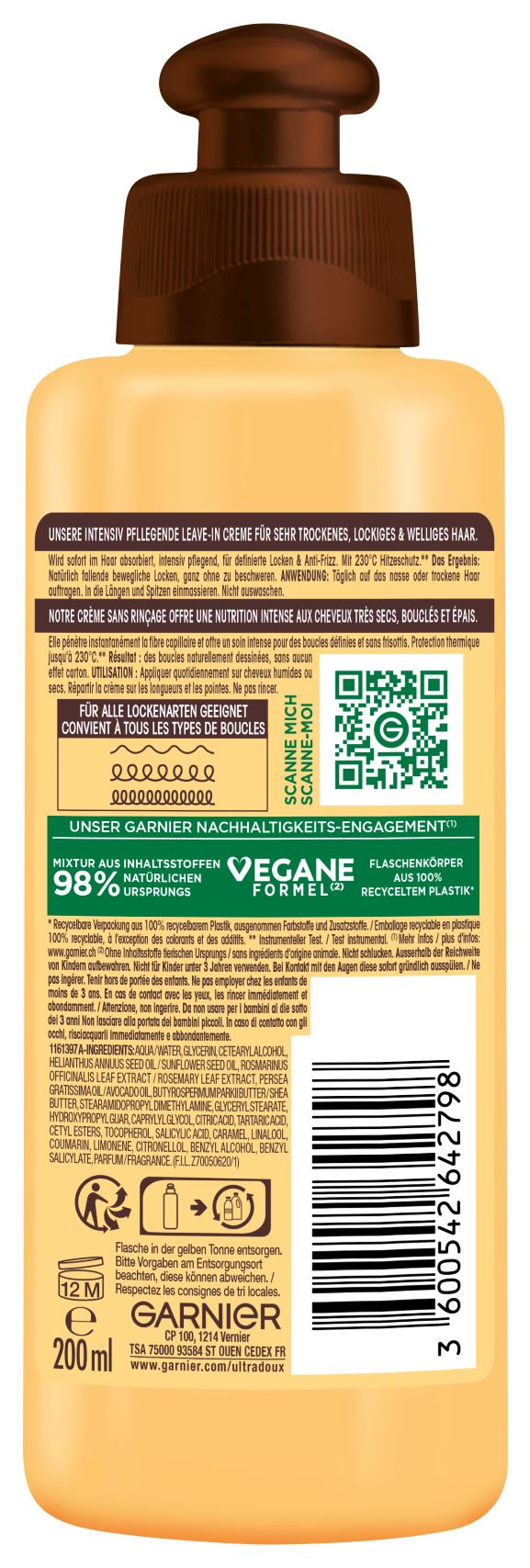 ULTRA DOUX Intensiv Pflegende Leave-In Creme, image 2 sur 2