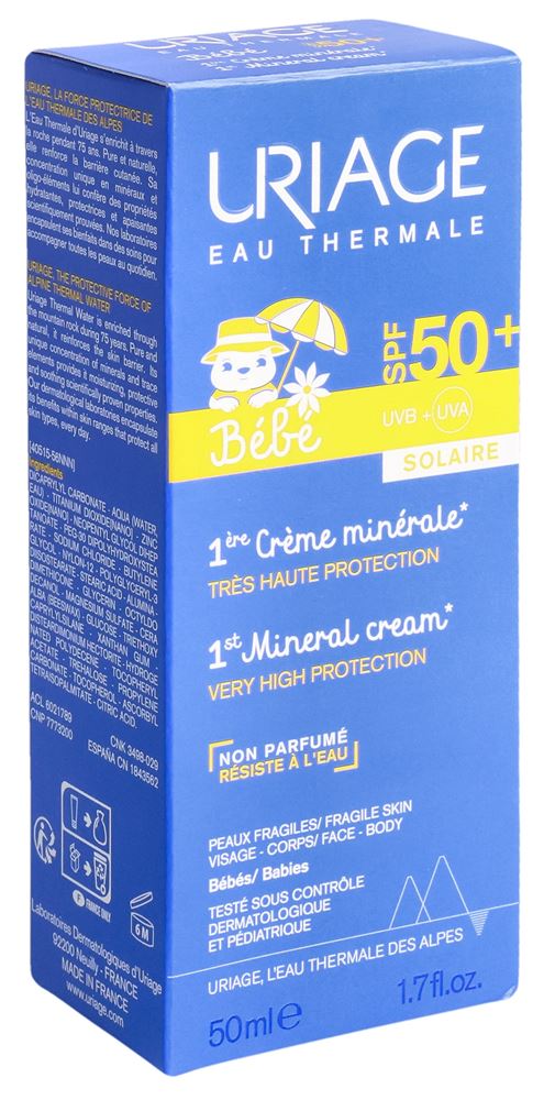URIAGE bebe 1ère crème minéral, image principale