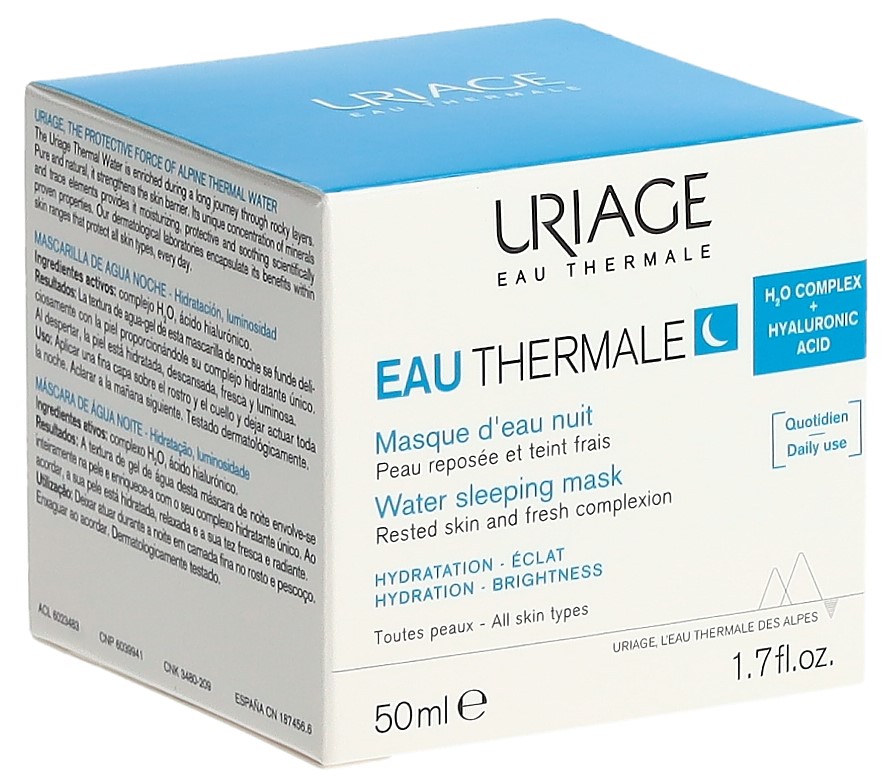 URIAGE Eau Thermale Masque d'eau nuit