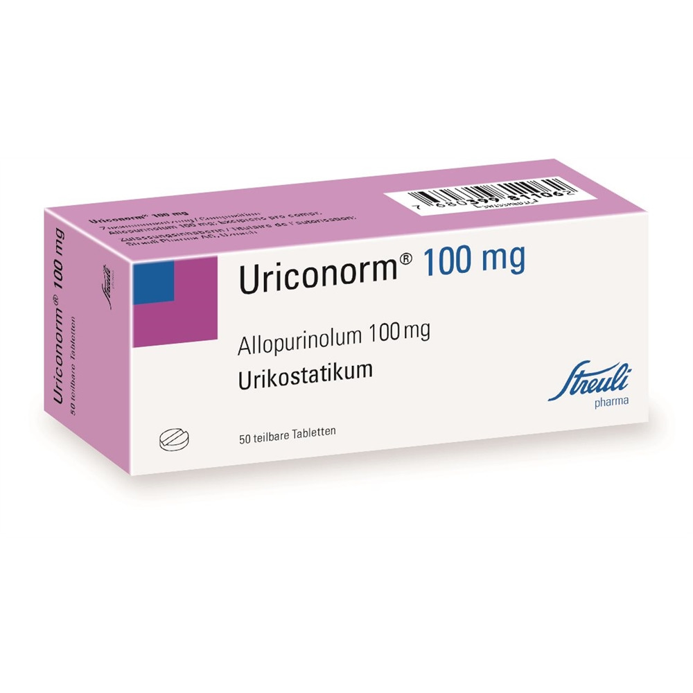 URICONORME cpr 100 mg blist 50 pce, image principale