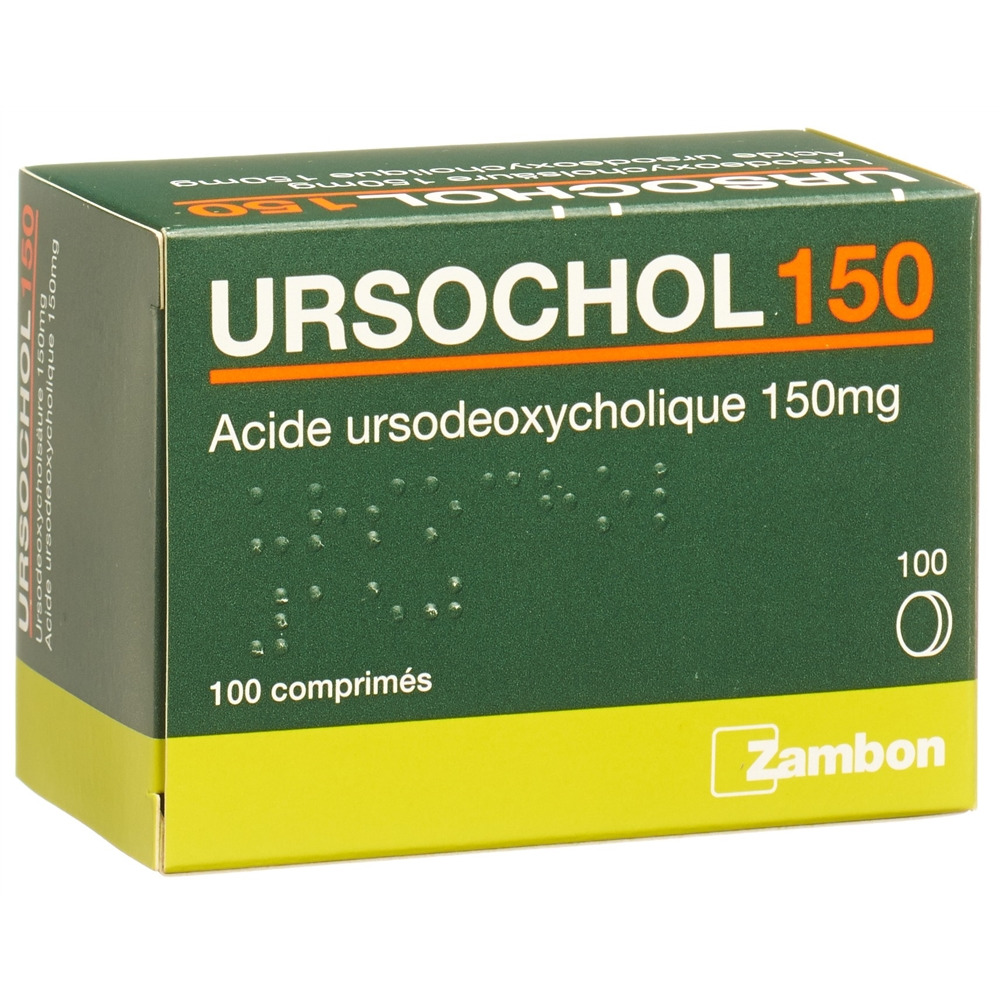 URSOCHOL cpr 150 mg blist 100 pce, image 2 sur 2