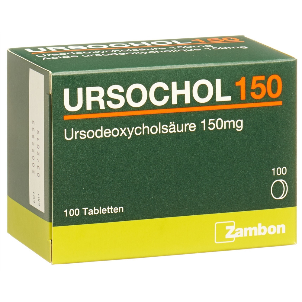 URSOCHOL cpr 150 mg blist 100 pce, image principale