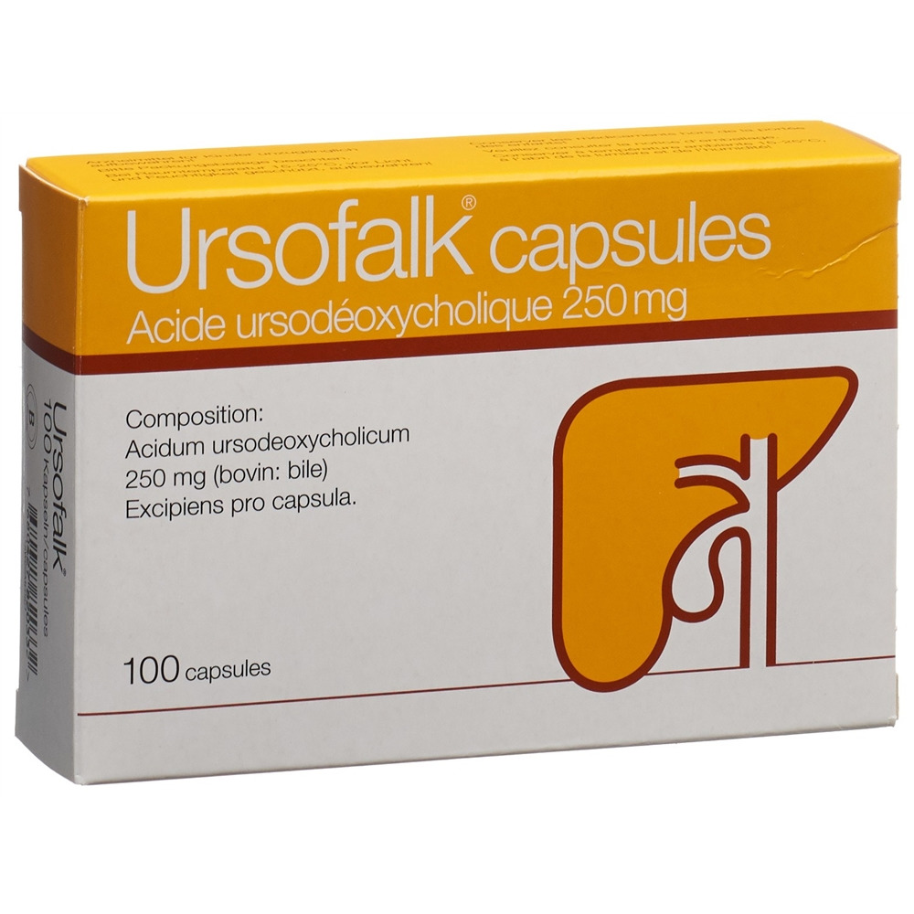 URSOFALK caps 250 mg blist 100 pce, image 2 sur 2