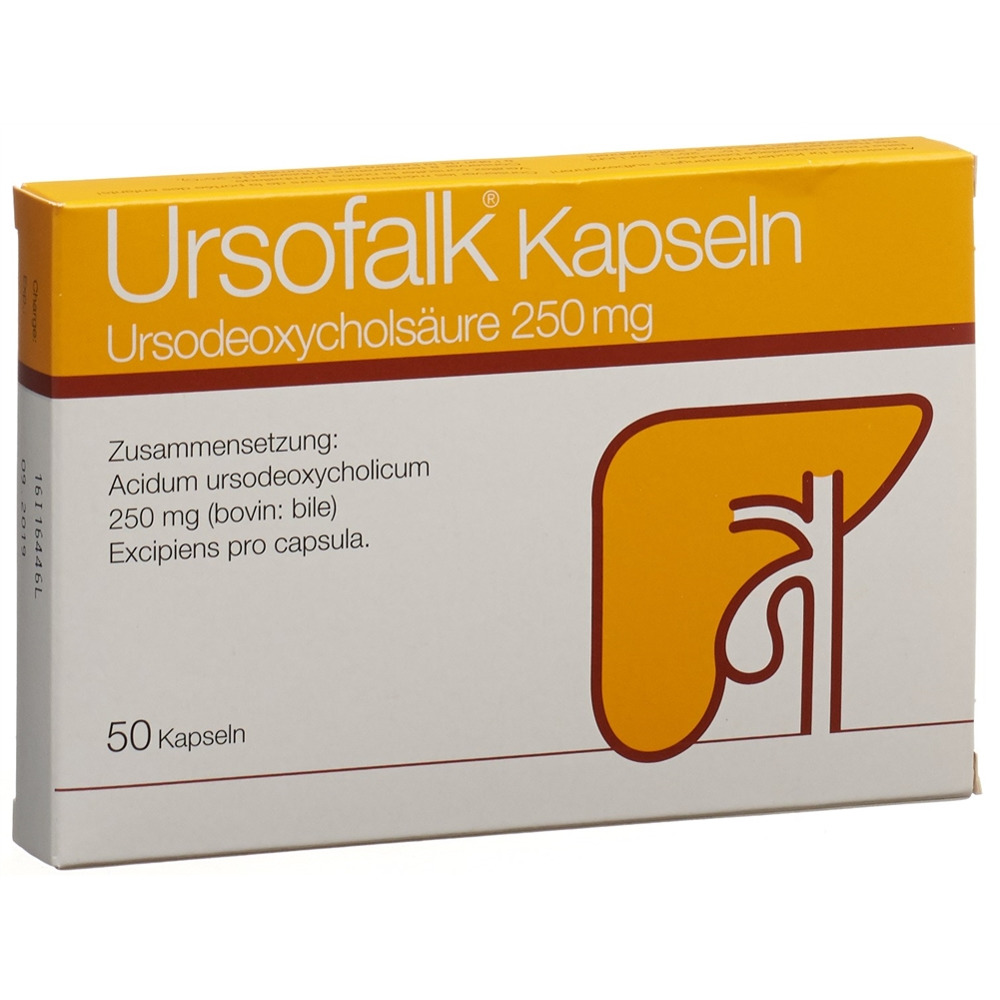 URSOFALK Kaps 250 mg Blist 50 Stk, Hauptbild