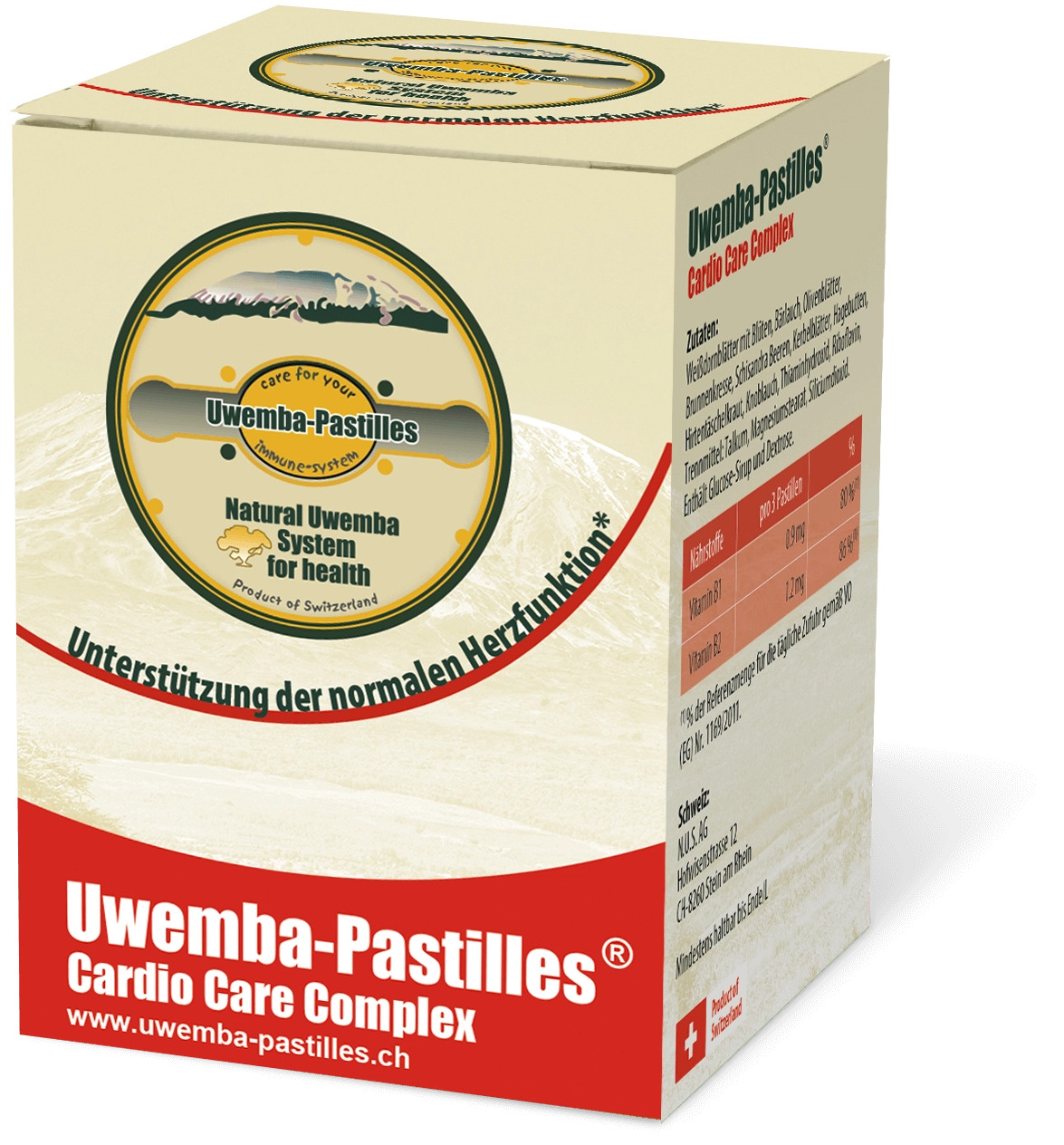 UWEMBA-PASTILLES Cardio Care Complex 500 mg, Bild 2 von 3