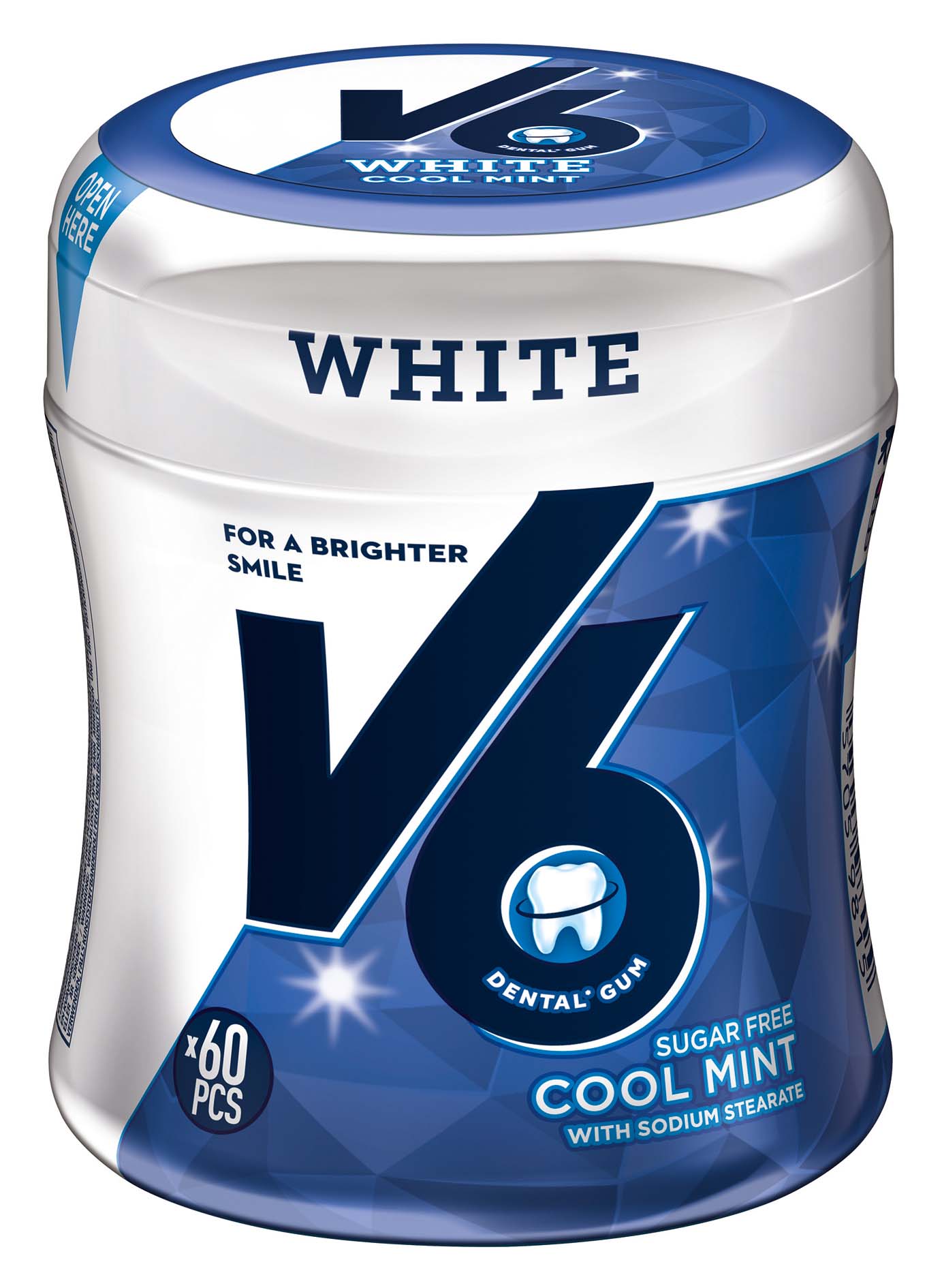 V6 White Kaugummi, Hauptbild