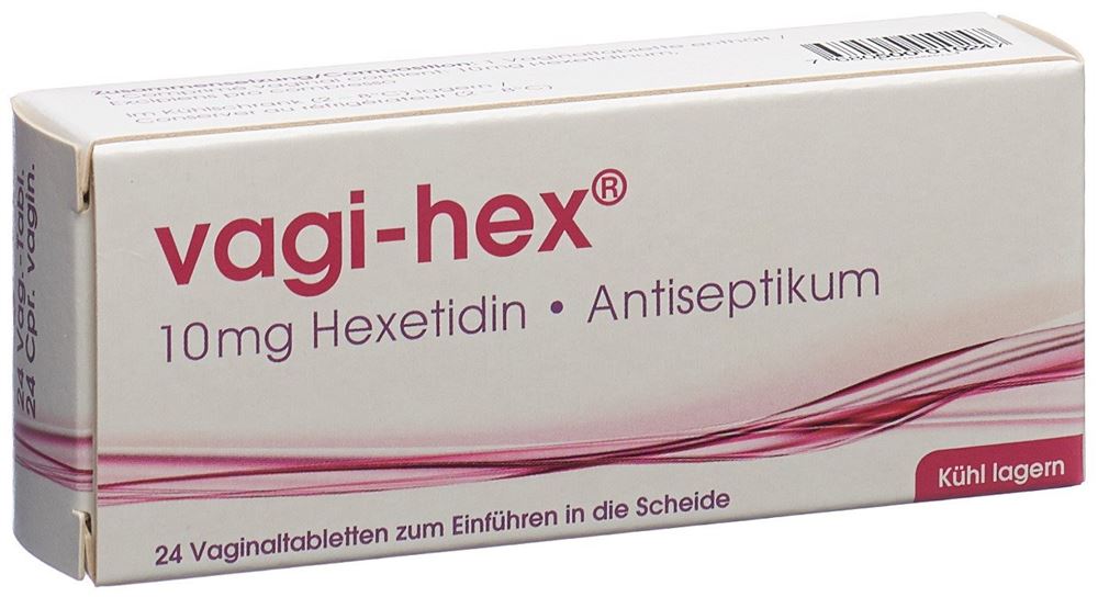 Vagi-Hex cpr vag 10 mg blist 24 pce, image principale