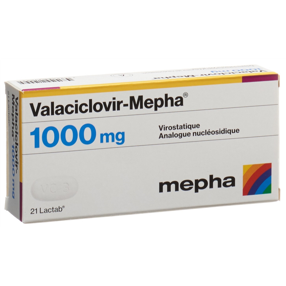 VALACICLOVIR Mepha 1000 mg, image 2 sur 2