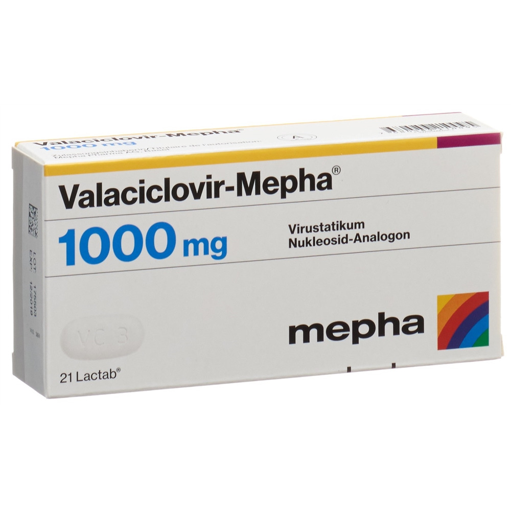 VALACICLOVIR Mepha 1000 mg, image principale