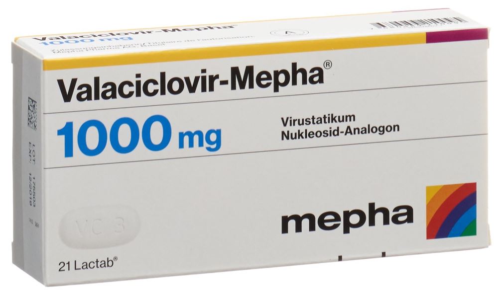 VALACICLOVIR Mepha 1000 mg, image principale