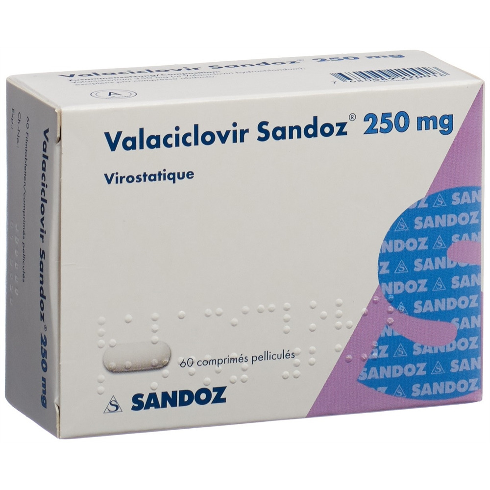 VALACICLOVIR Sandoz 250 mg, image 2 sur 2