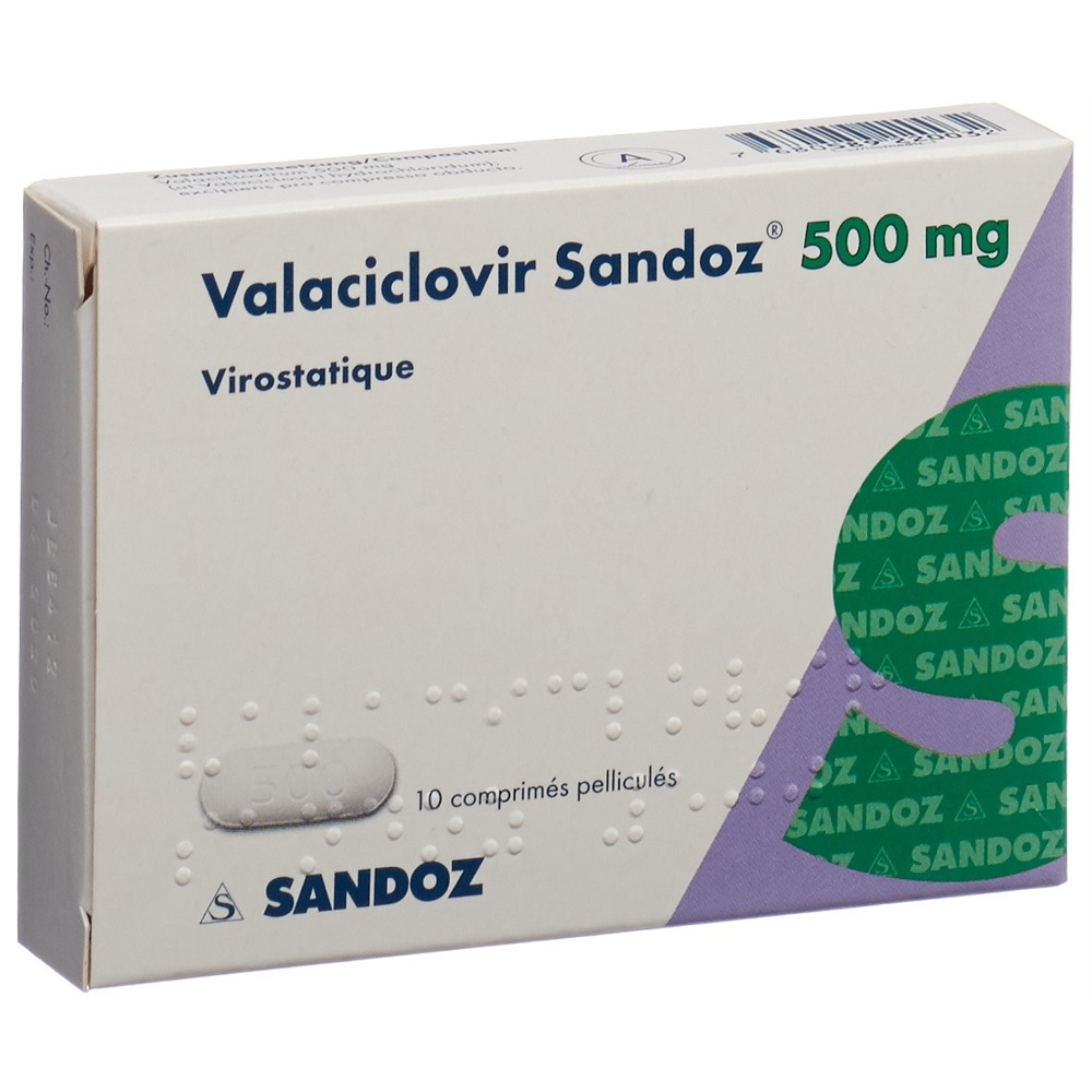 VALACICLOVIR Sandoz 500 mg, image 2 sur 2