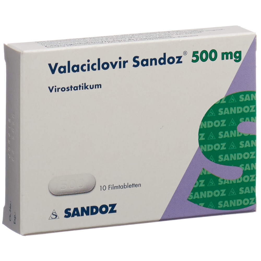 VALACICLOVIR Sandoz 500 mg, image principale