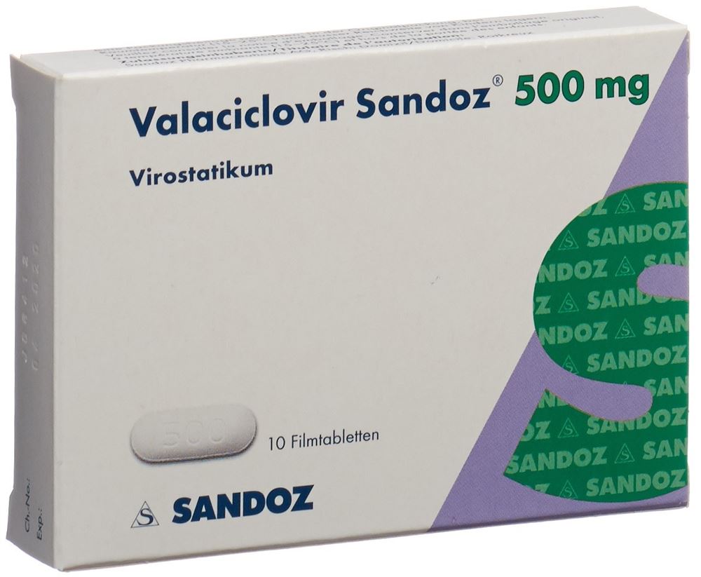 VALACICLOVIR Sandoz 500 mg, image principale