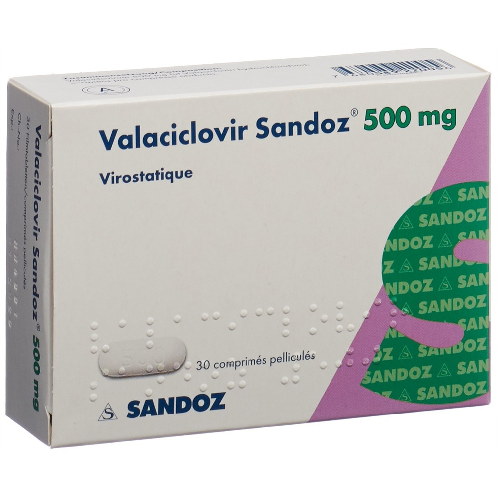 VALACICLOVIR Sandoz 500 mg, image 2 sur 2