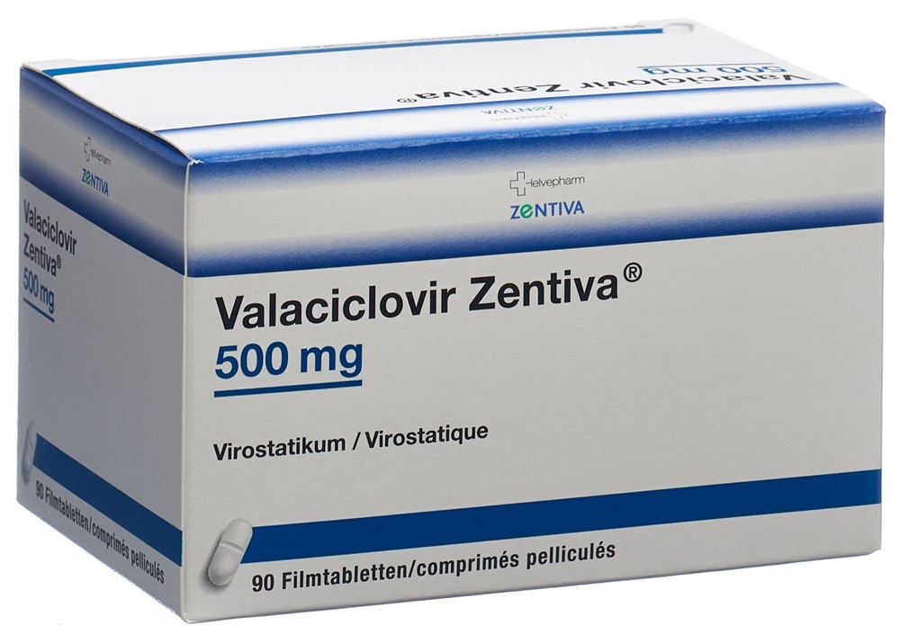 VALACICLOVIR Zentiva 500 mg, image principale