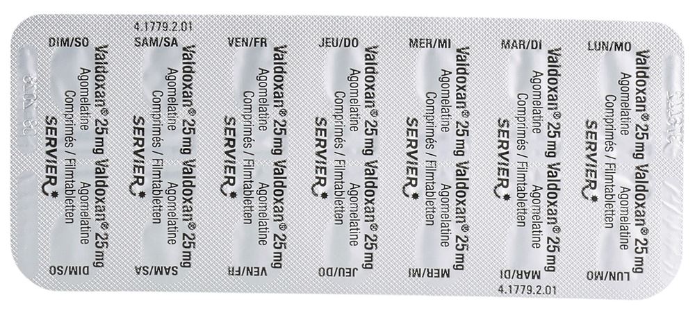 VALDOXAN cpr pell 25 mg blist 98 pce, image 2 sur 3