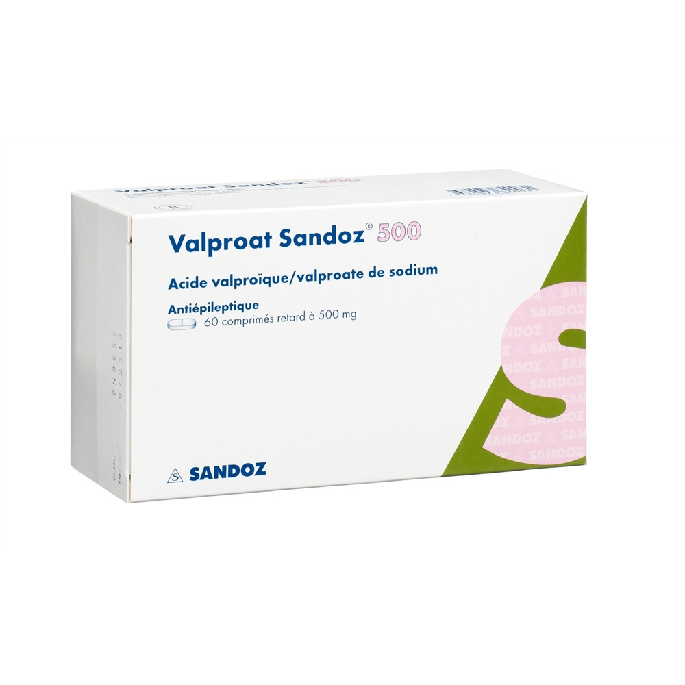 VALPROAT Sandoz 500 mg, image 2 sur 2