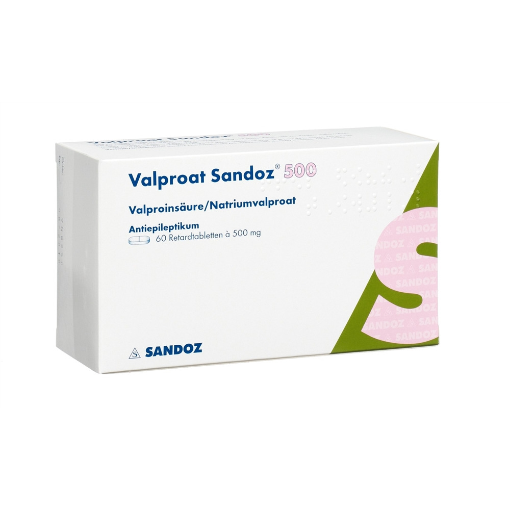 VALPROAT Sandoz 500 mg, Hauptbild