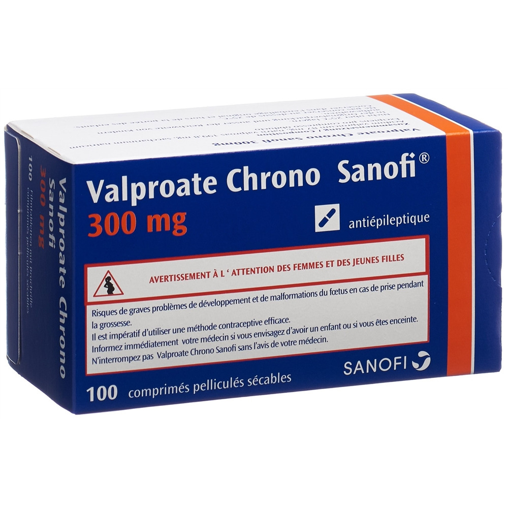 VALPROATE CHRONO Sanofi 300 mg, image 2 sur 2