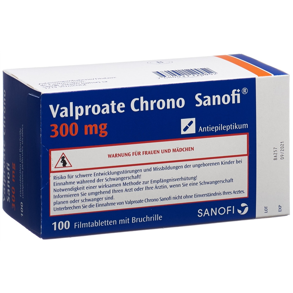 VALPROATE CHRONO Sanofi 300 mg, image principale